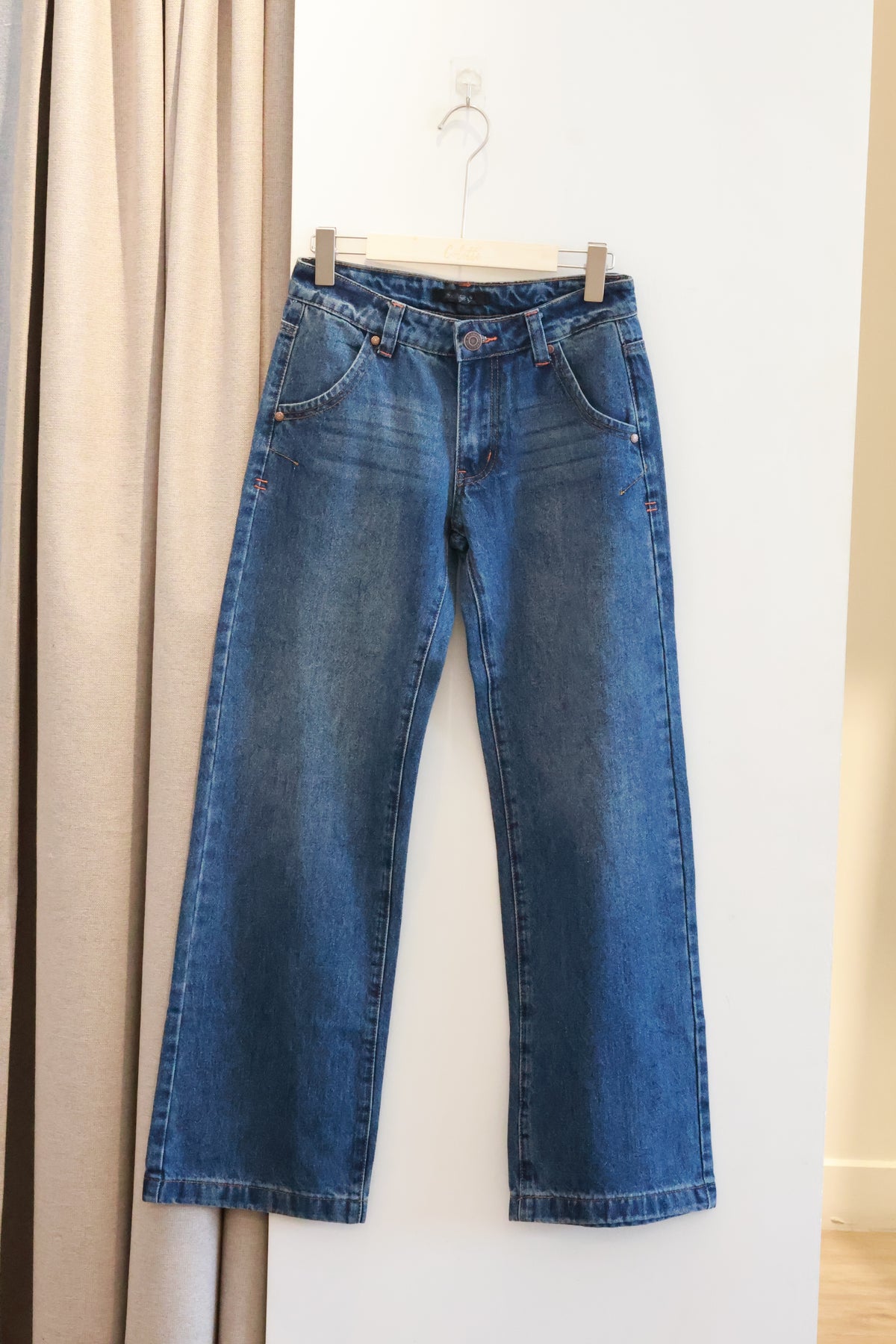 AUD Deep Blue Low-Waist Jeans