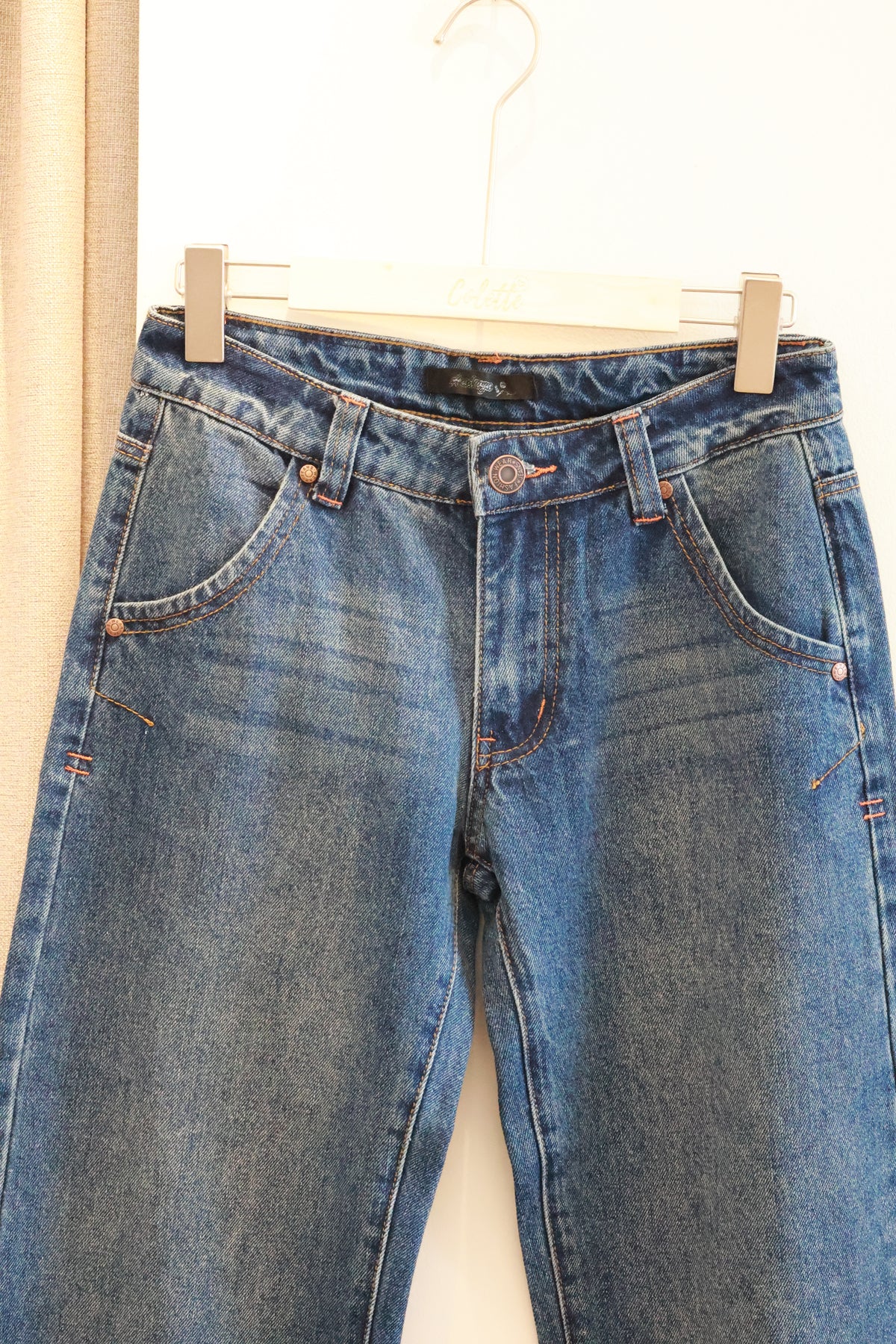 AUD Deep Blue Low-Waist Jeans