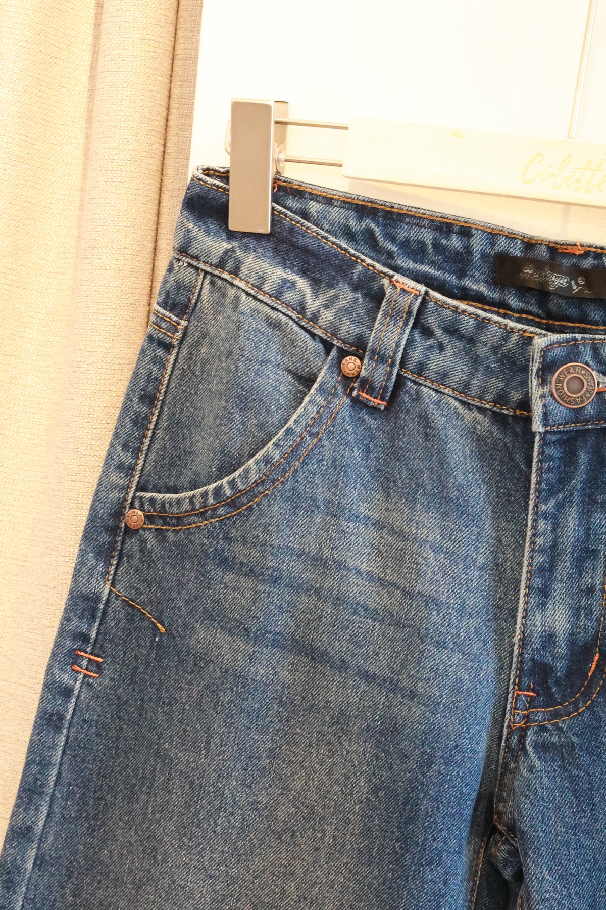 AUD Deep Blue Low-Waist Jeans