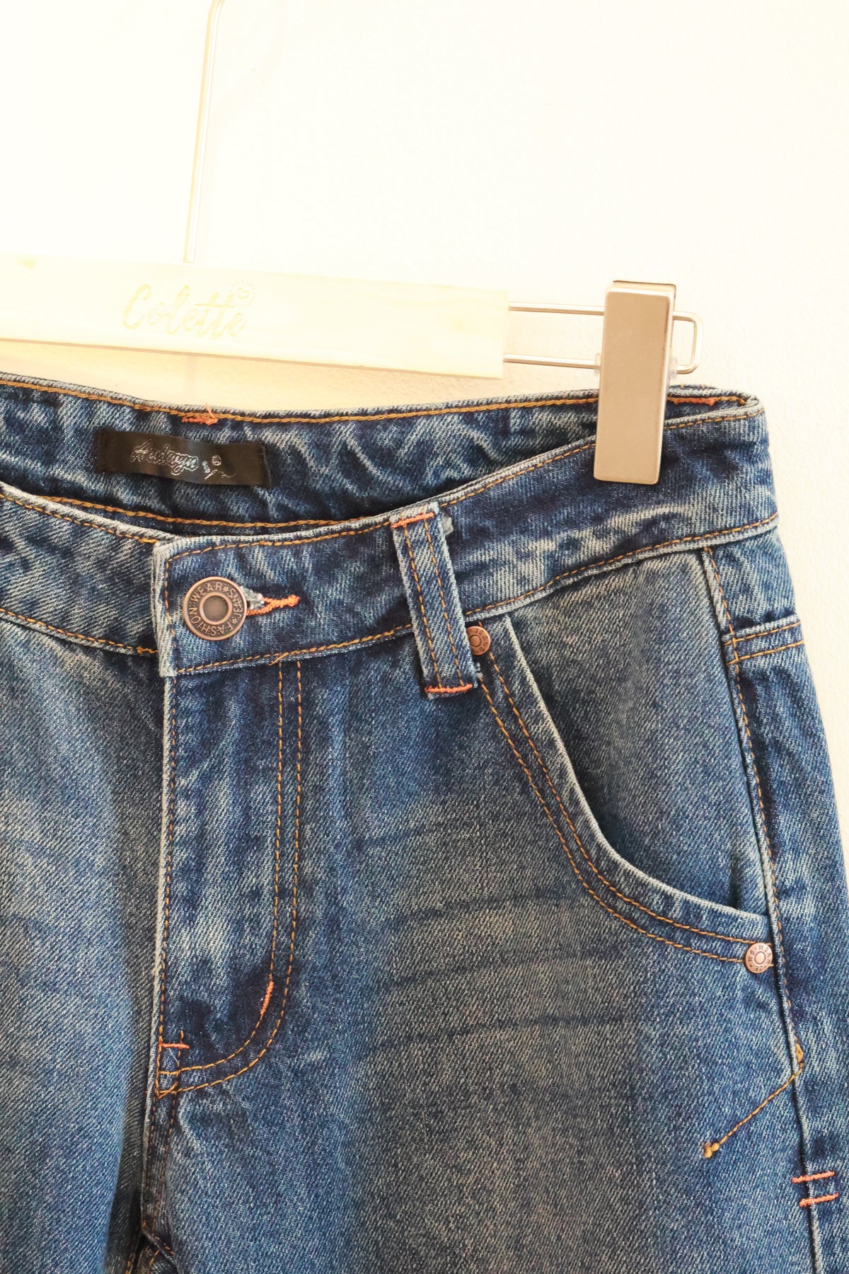 AUD Deep Blue Low-Waist Jeans