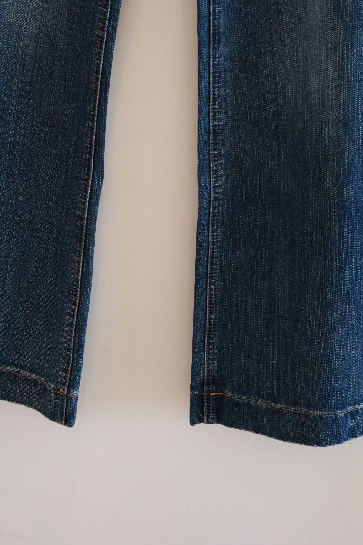 SH Vintage Low Waist Washed Micro Flare Jeans