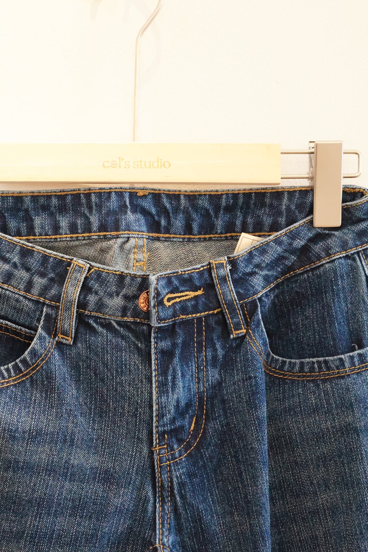 SH Vintage Low Waist Washed Micro Flare Jeans
