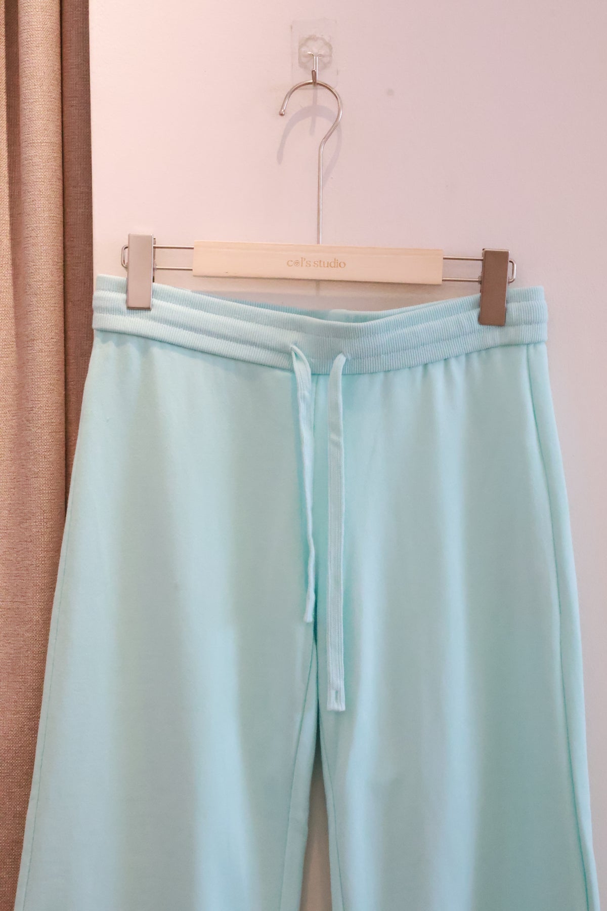 AUD Drawstring Wide-Leg Casual Pants -TEAL