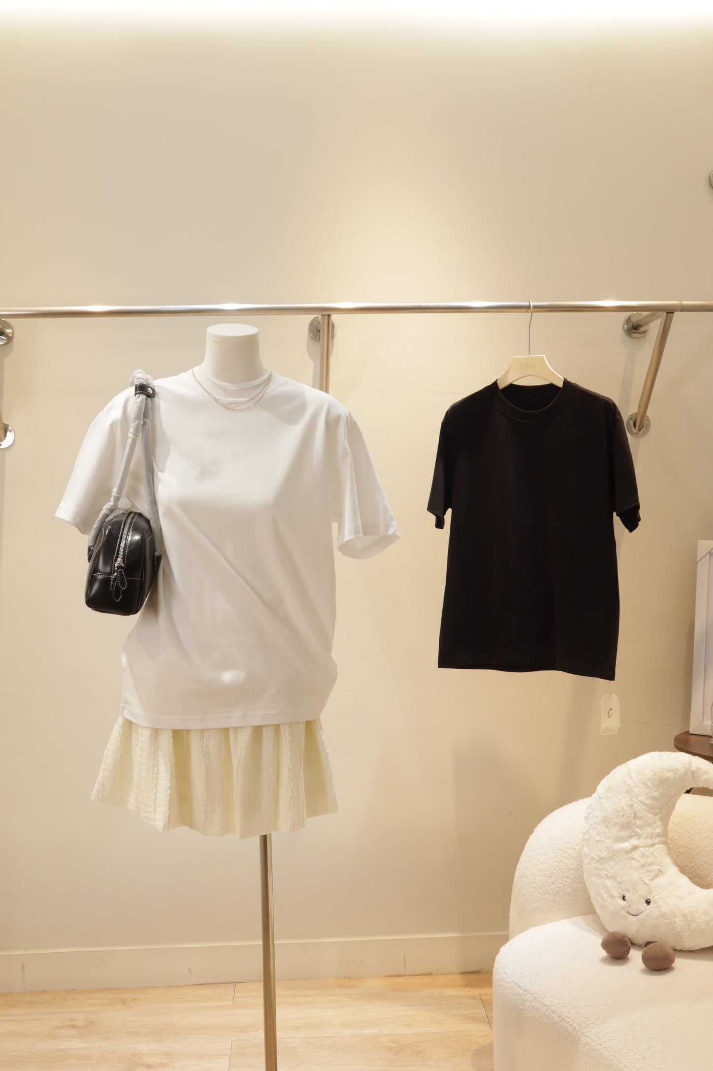 Cotton oversized tee