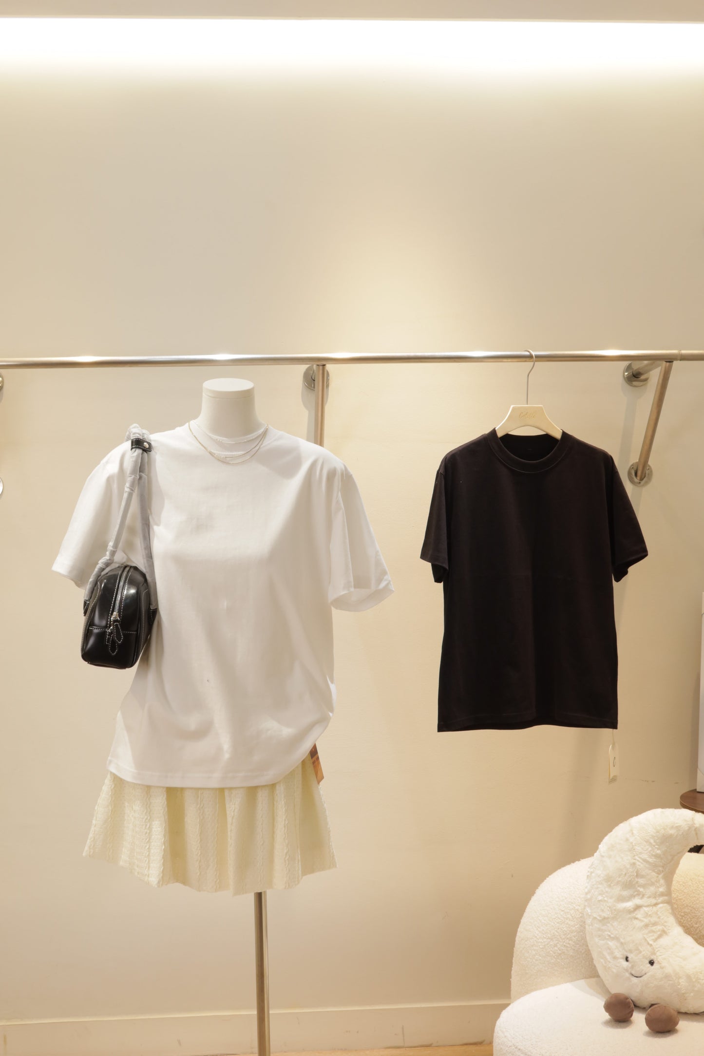 Cotton oversized tee