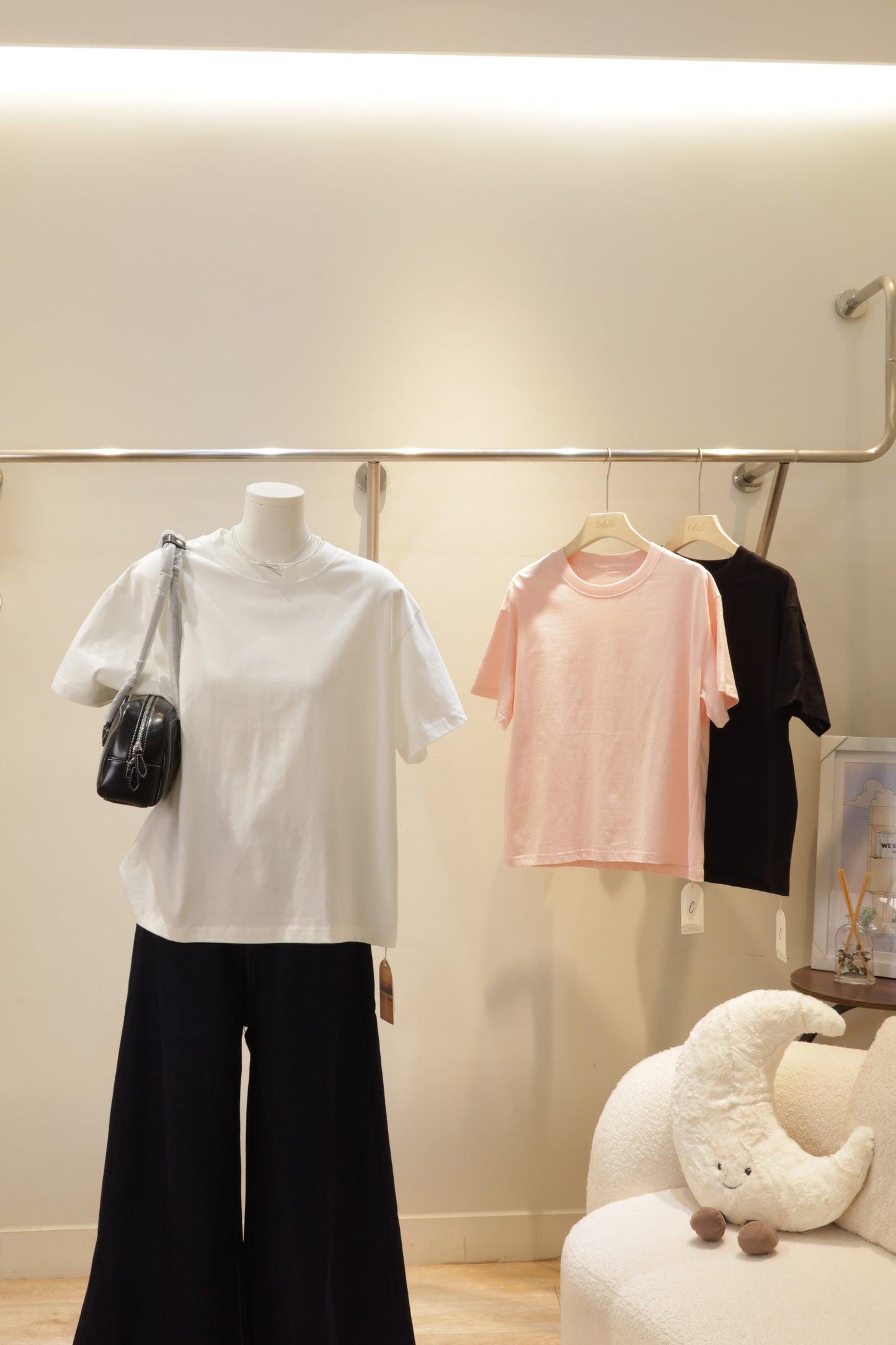 Cotton boxy tee