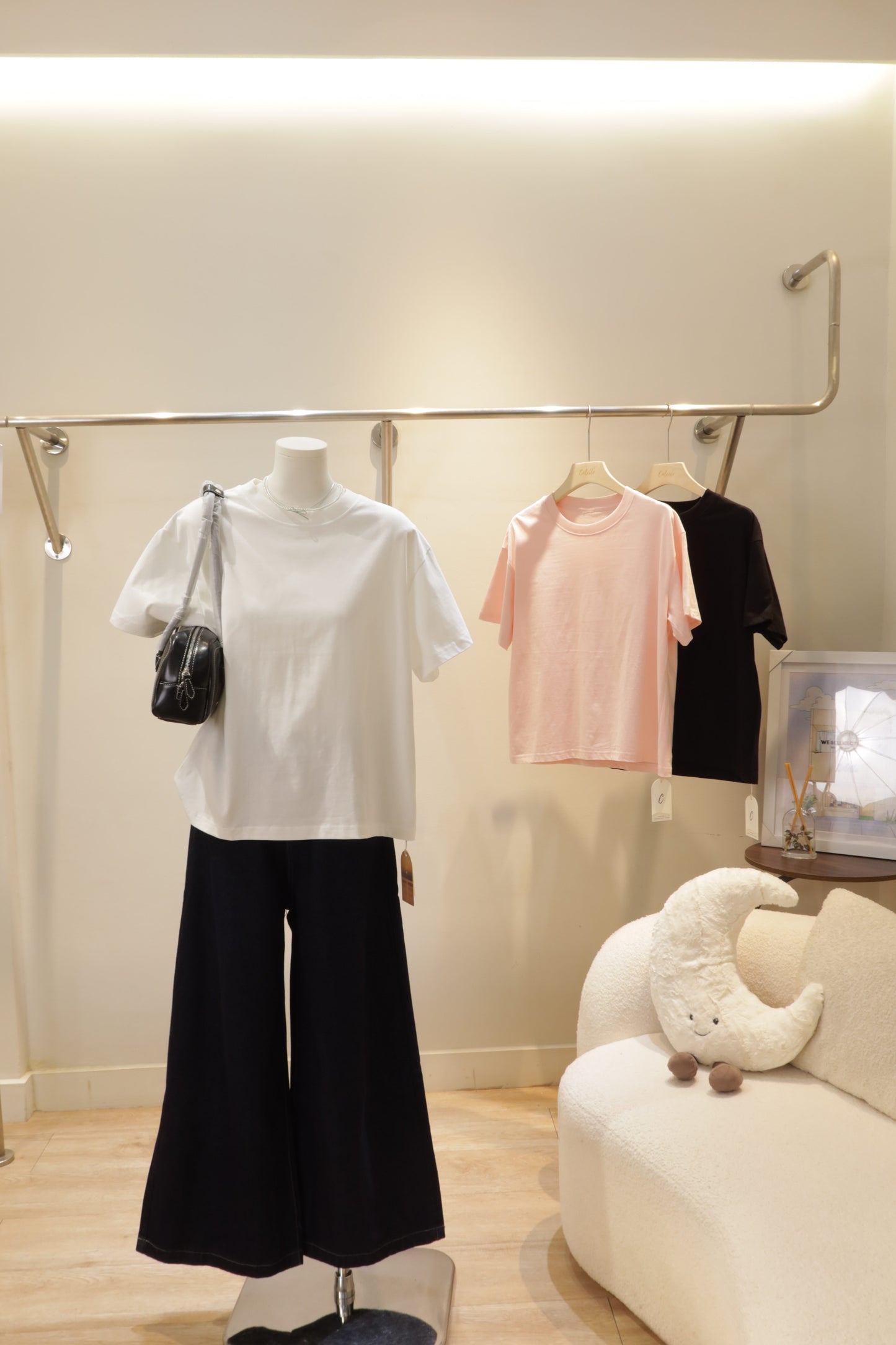 Cotton boxy tee