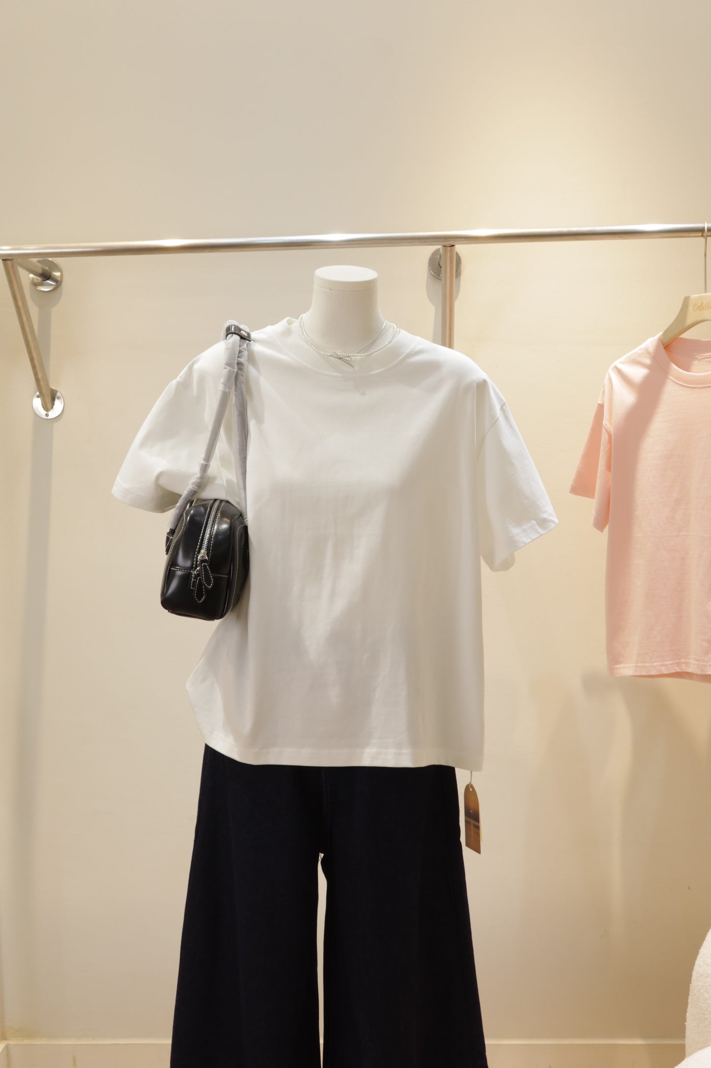 Cotton boxy tee