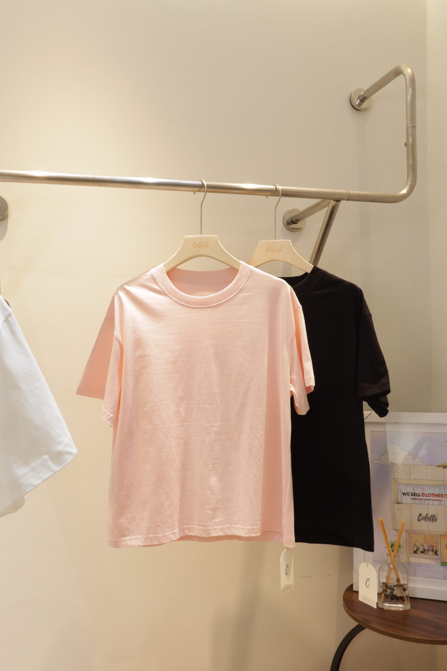 Cotton boxy tee