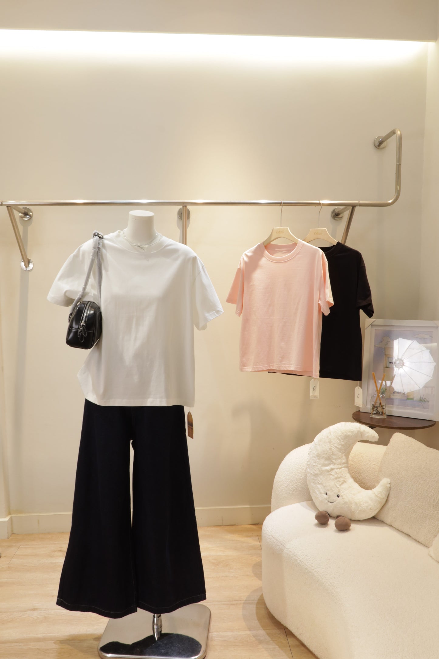 Cotton boxy tee