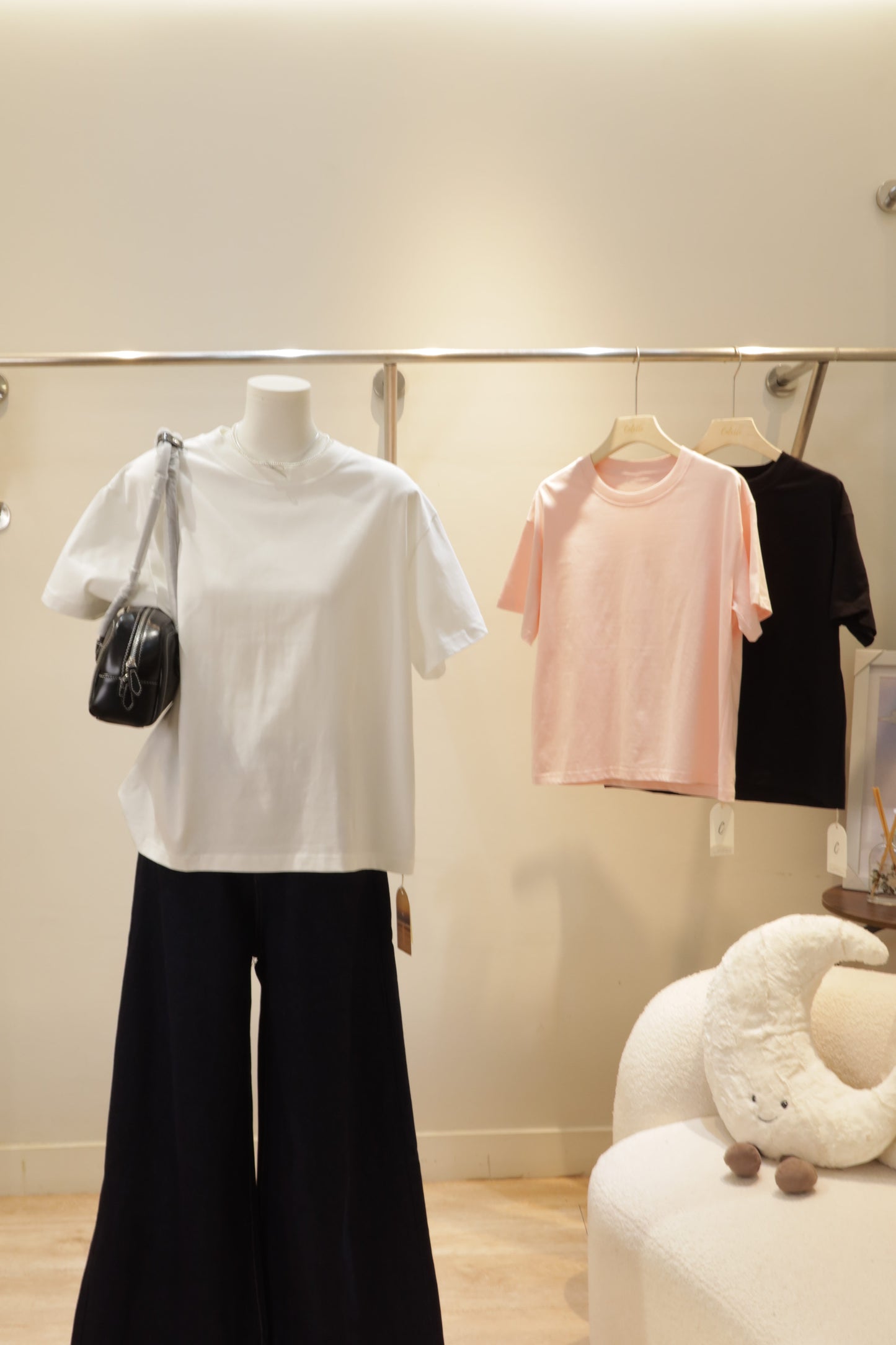 Cotton boxy tee