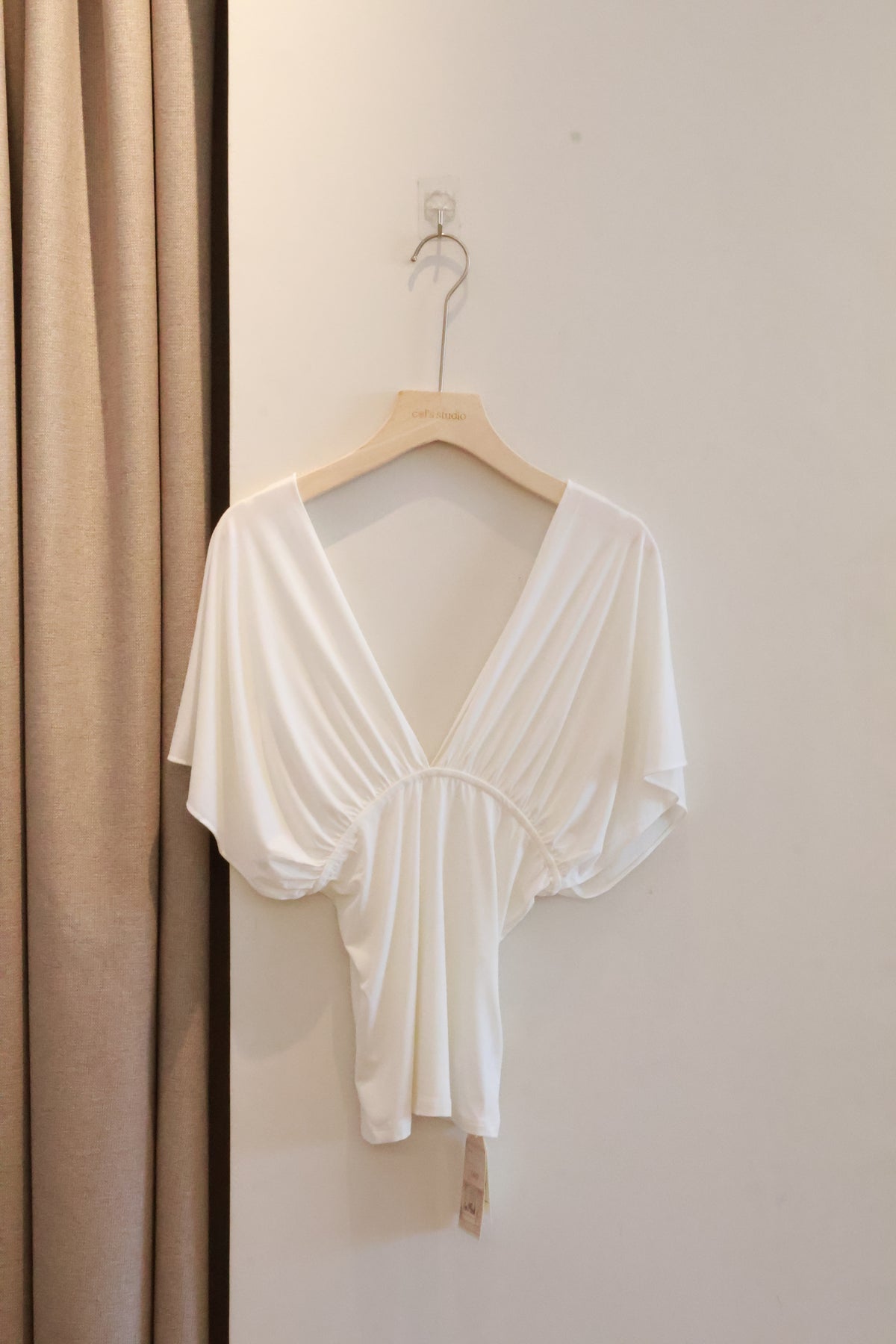 AUD V Short Sleeve Summer Butterfly Top