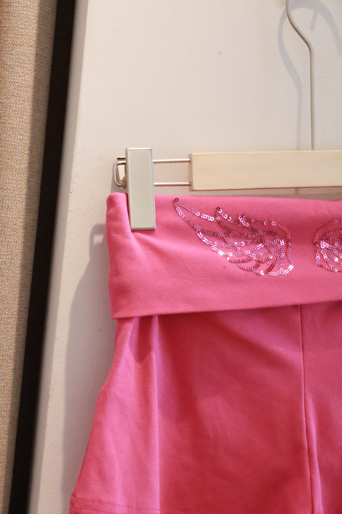 Subdued Sequin FOLDOVER PANTS