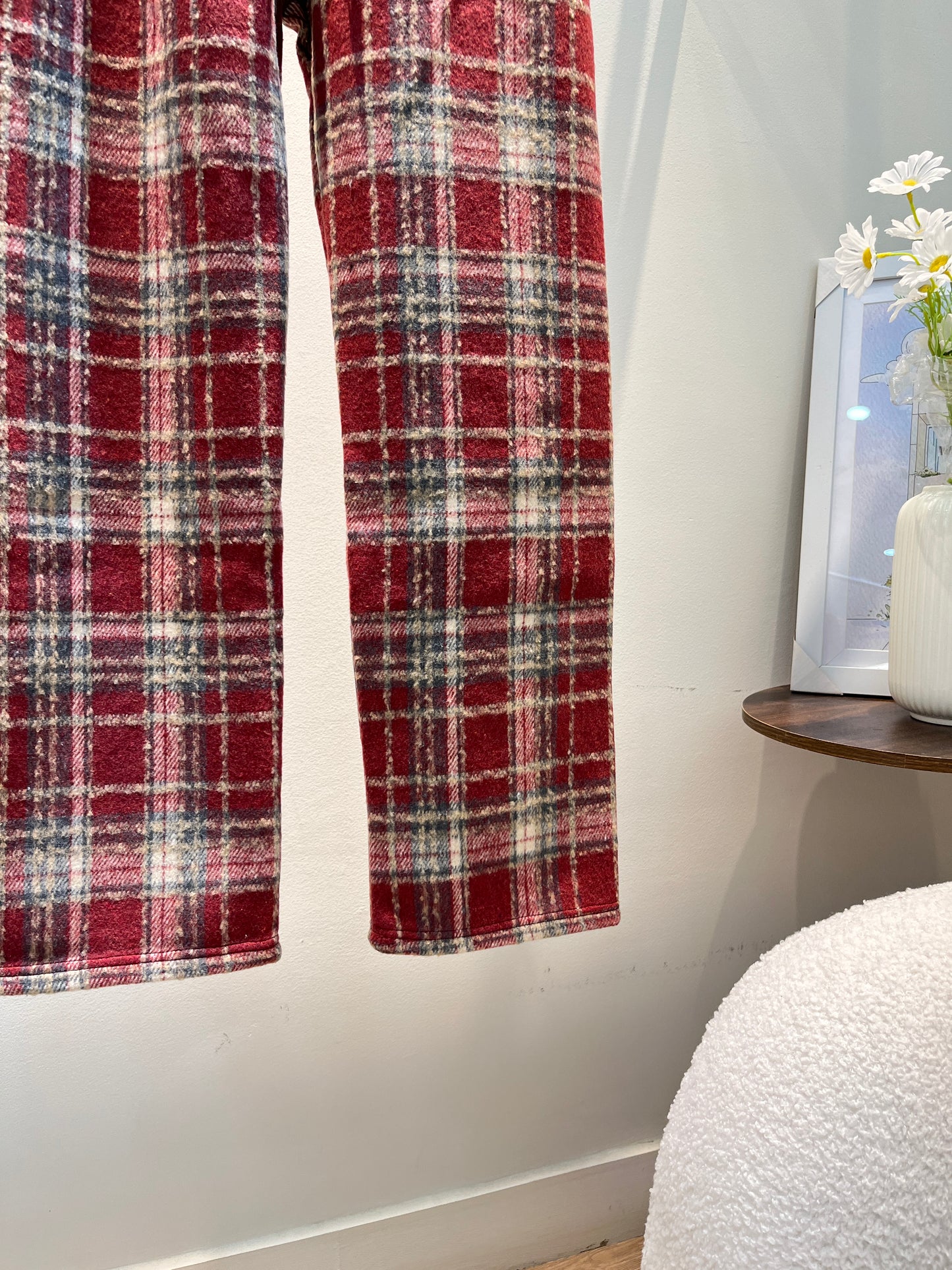 RED PLAID CHRISTMAS BOTTOMS