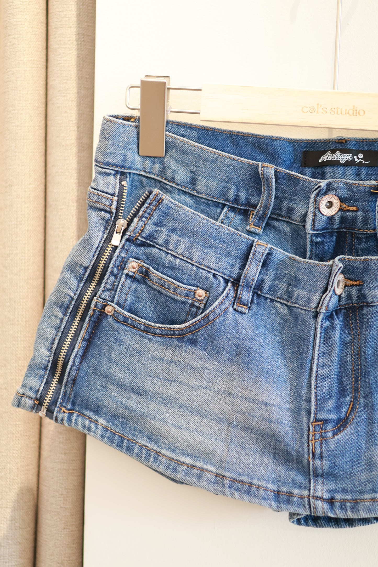 2IN1 DENIM SHORT
