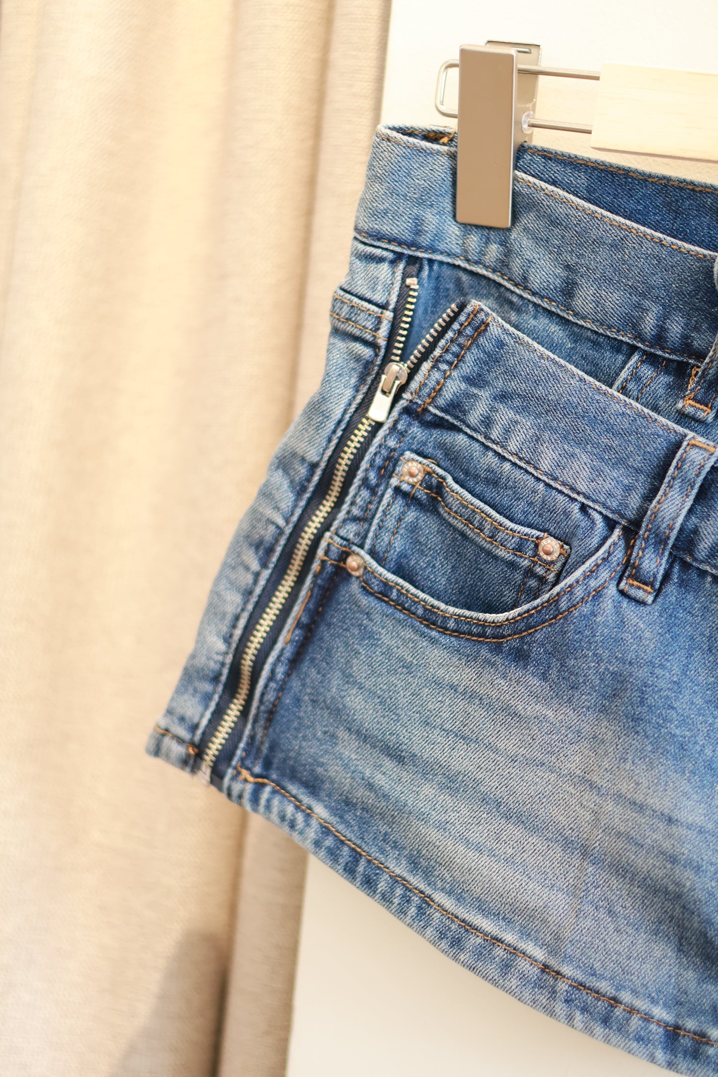 2IN1 DENIM SHORT