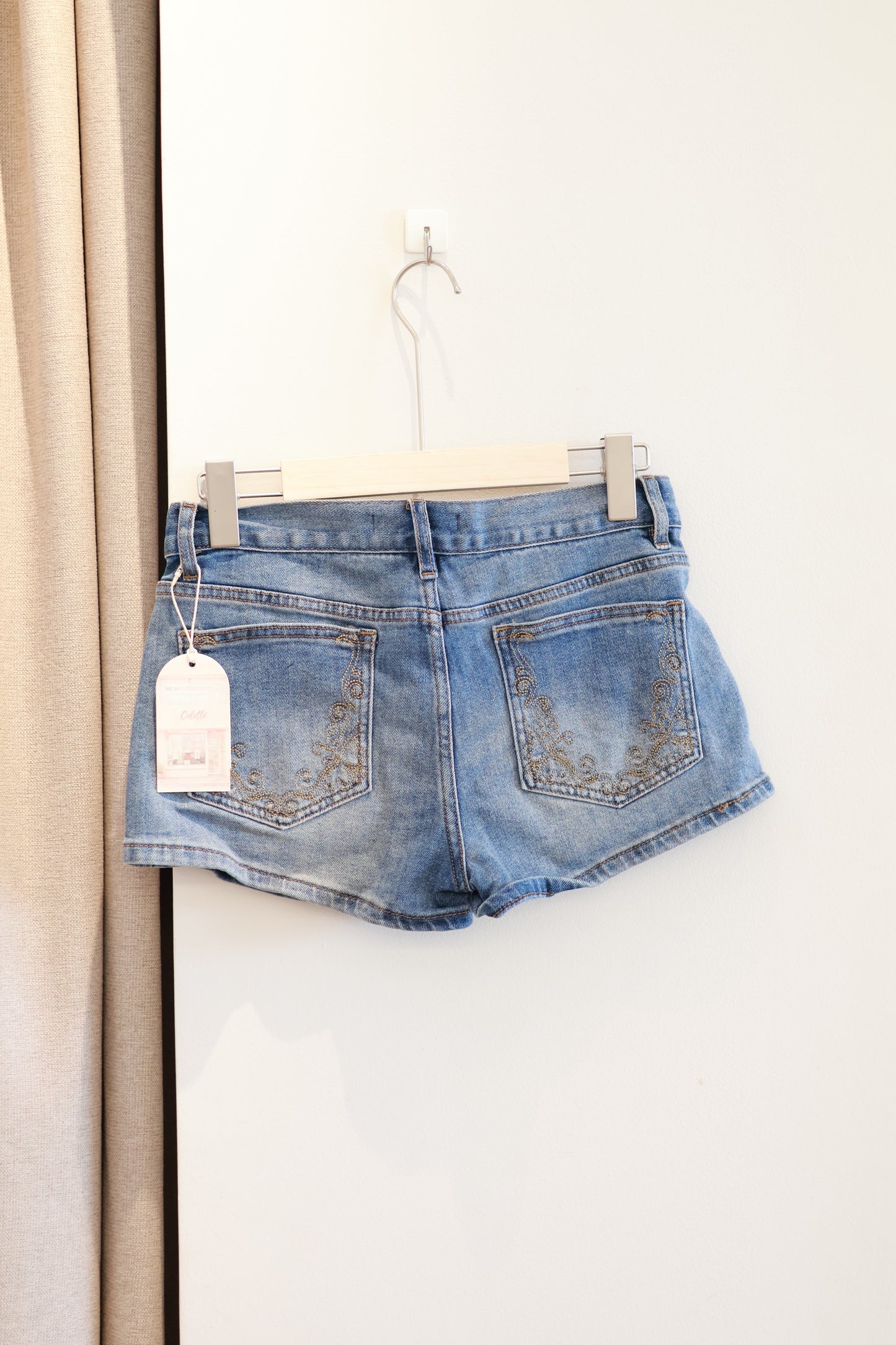 2IN1 DENIM SHORT