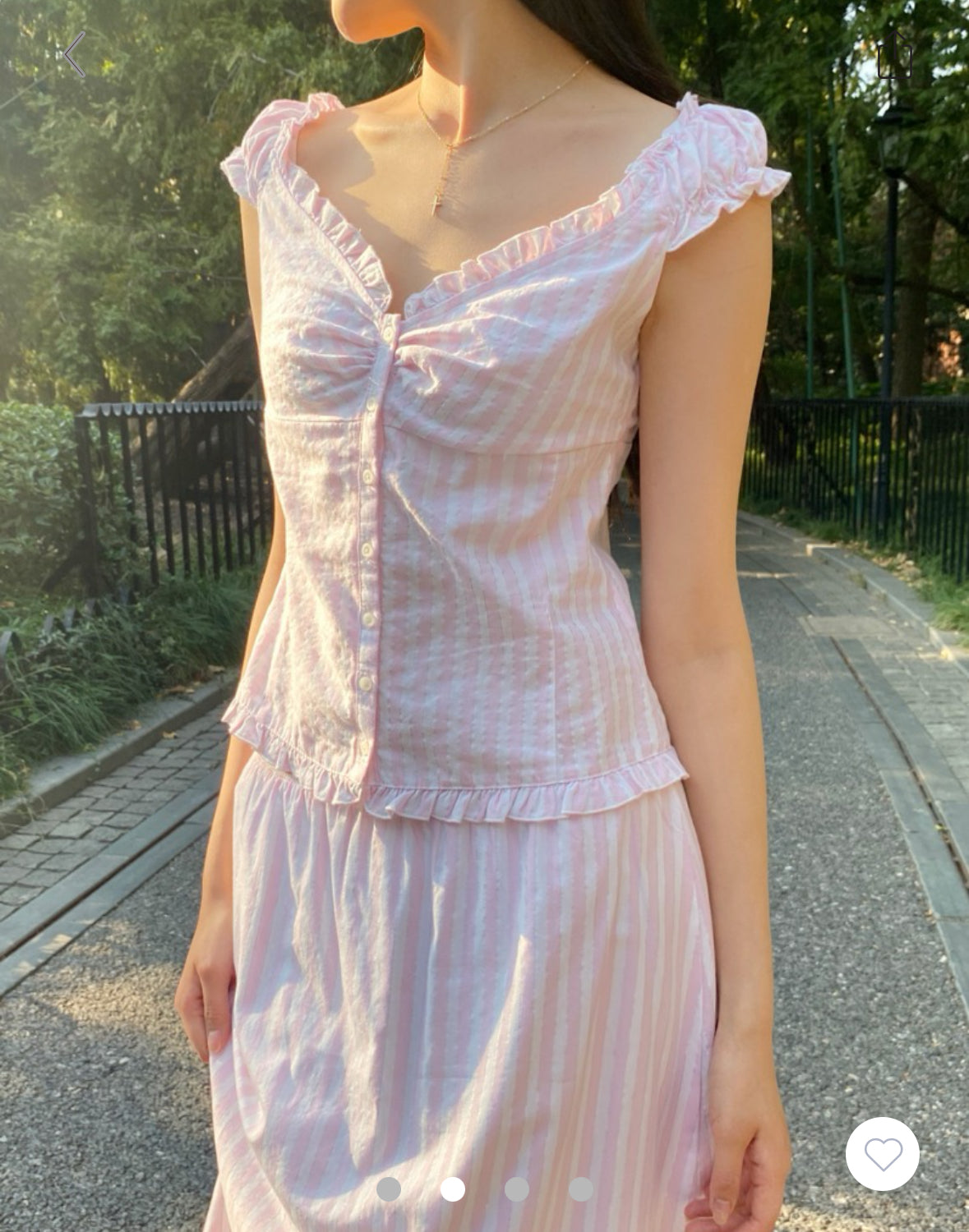 Elena Plaid Top