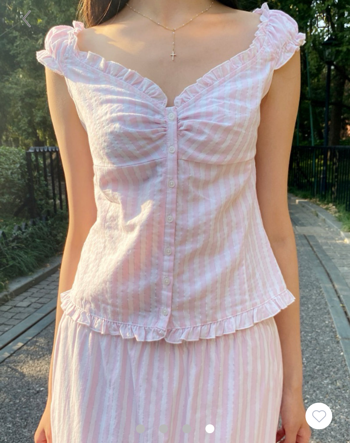 Elena Plaid Top