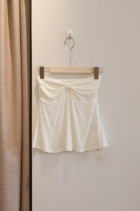 TUBE RIBBON FLOWY TOP