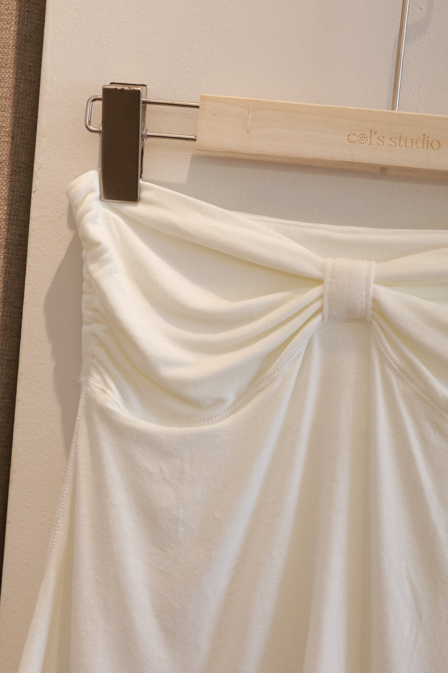 TUBE RIBBON FLOWY TOP