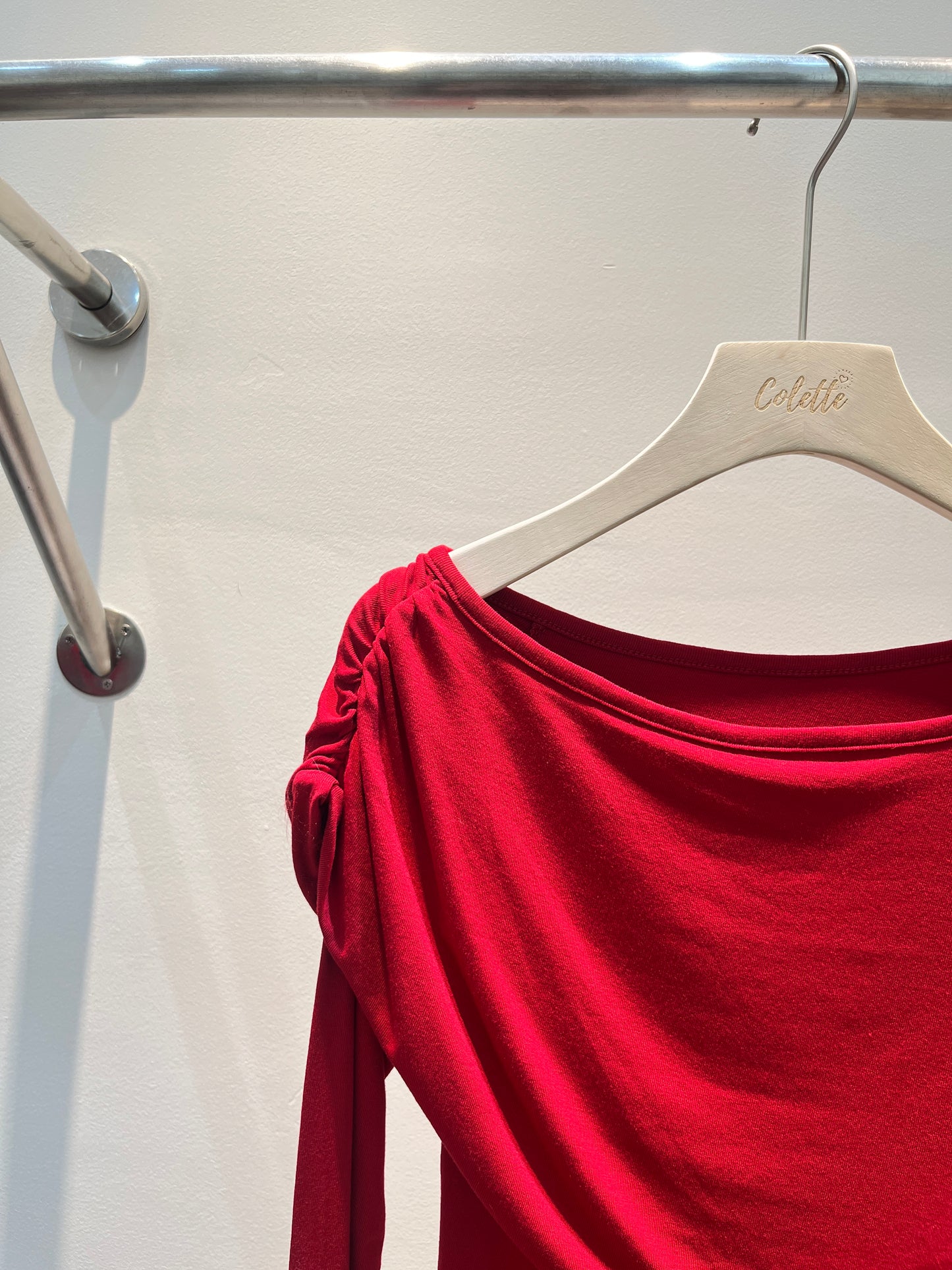 ASYM DESIGN LONG SLEEVE TOP