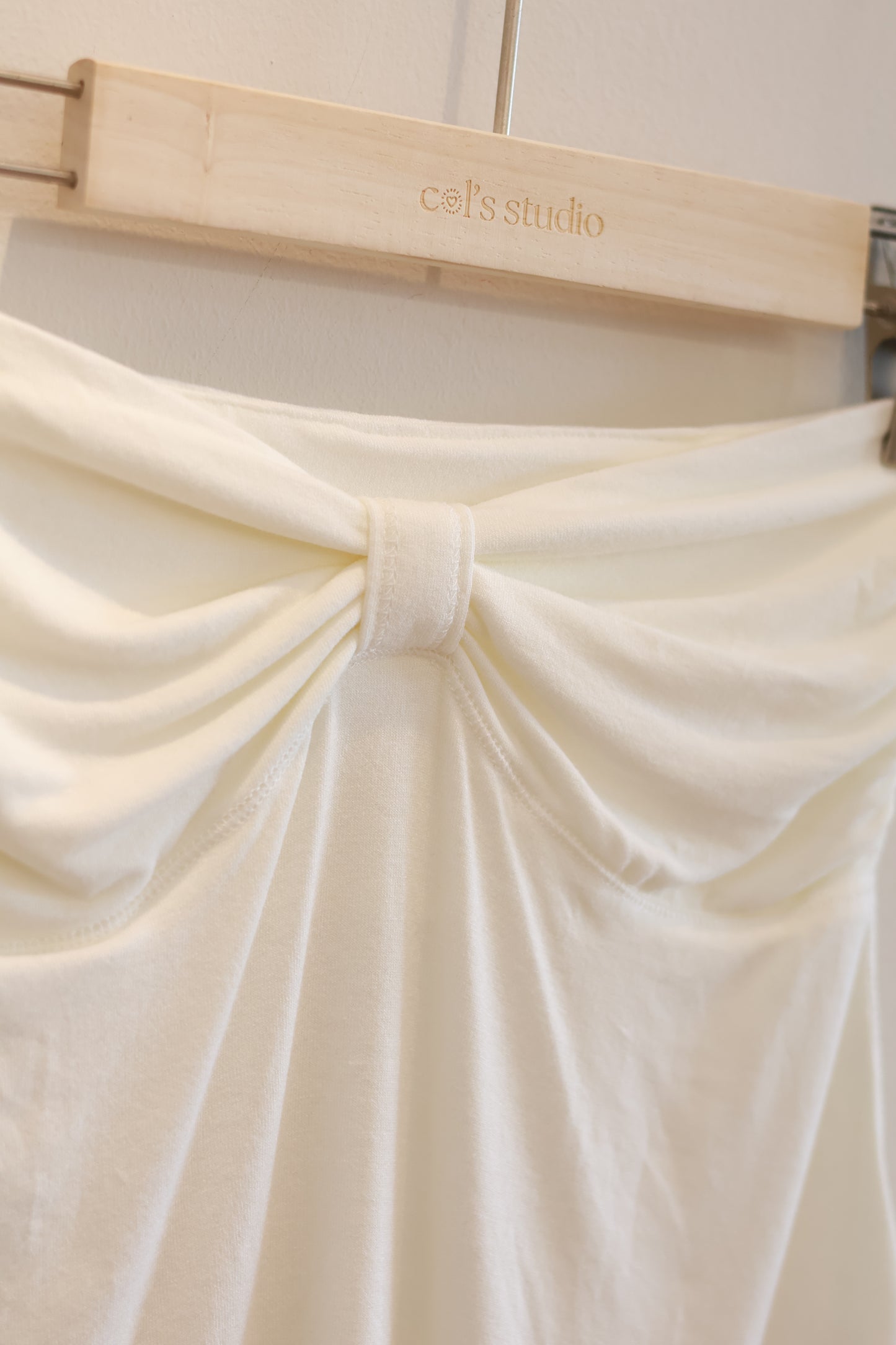 TUBE RIBBON FLOWY TOP