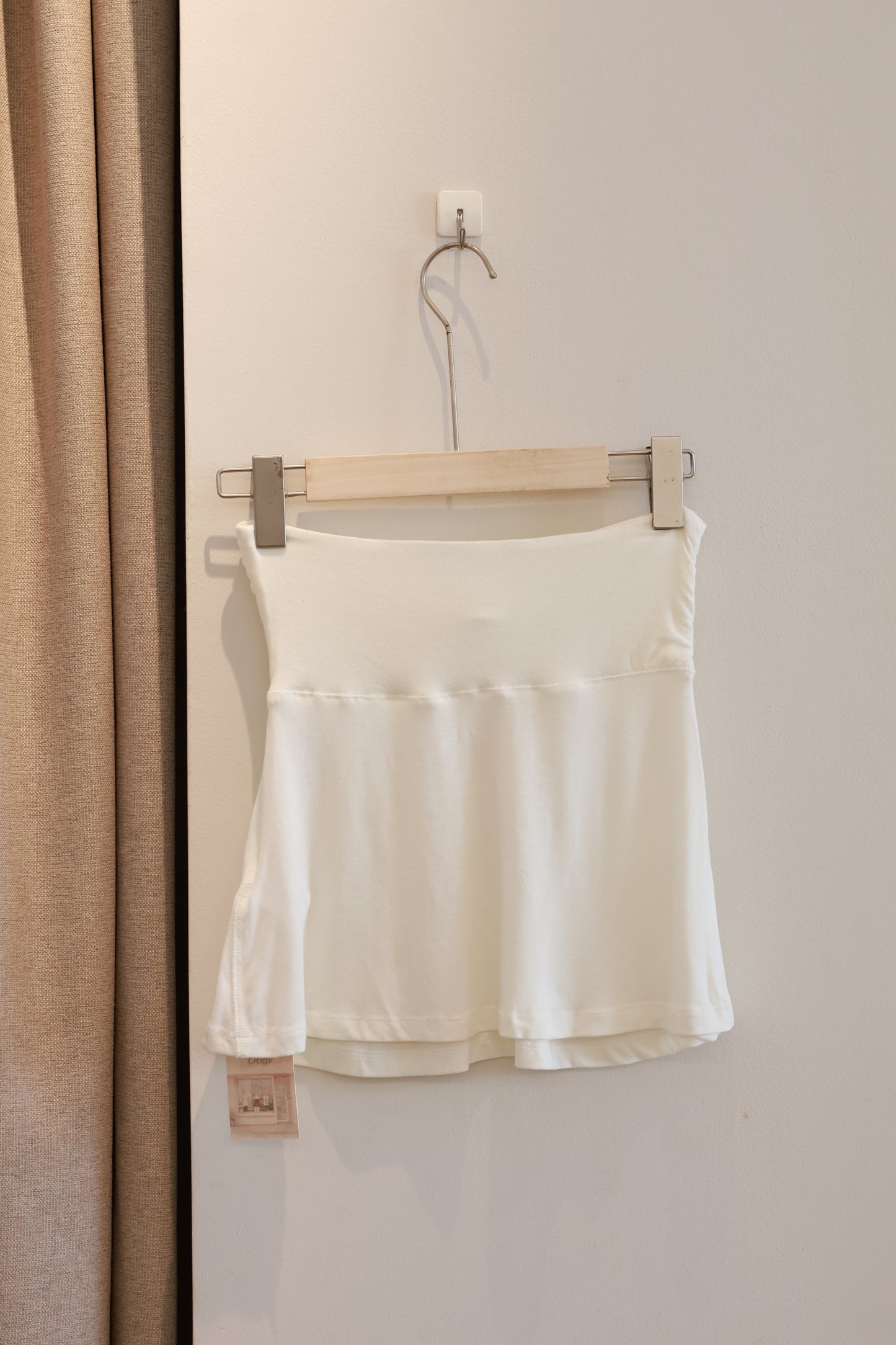 TUBE RIBBON FLOWY TOP
