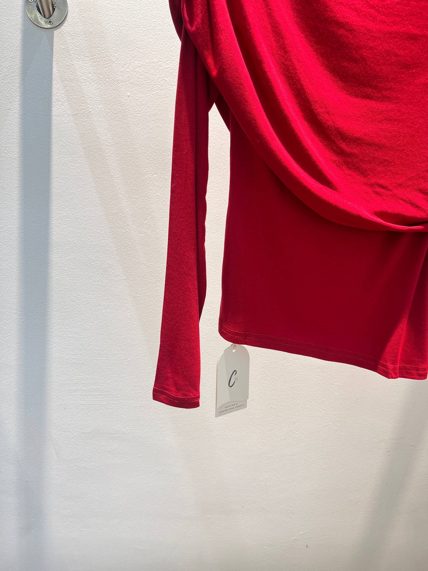 ASYM DESIGN LONG SLEEVE TOP