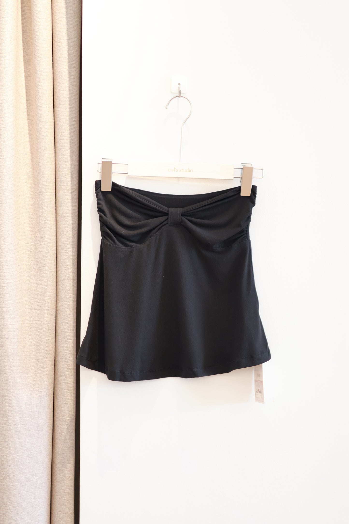 TUBE RIBBON FLOWY TOP