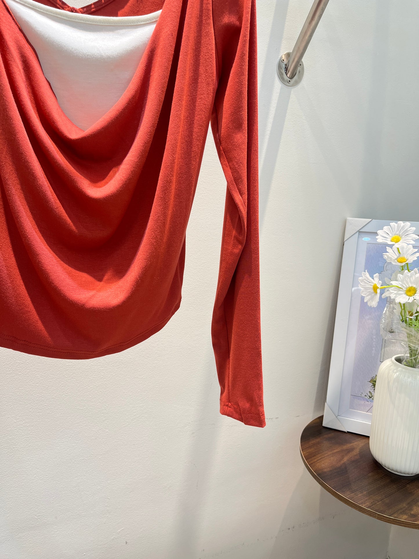 BEATS RED LONG SLEEVE TOP