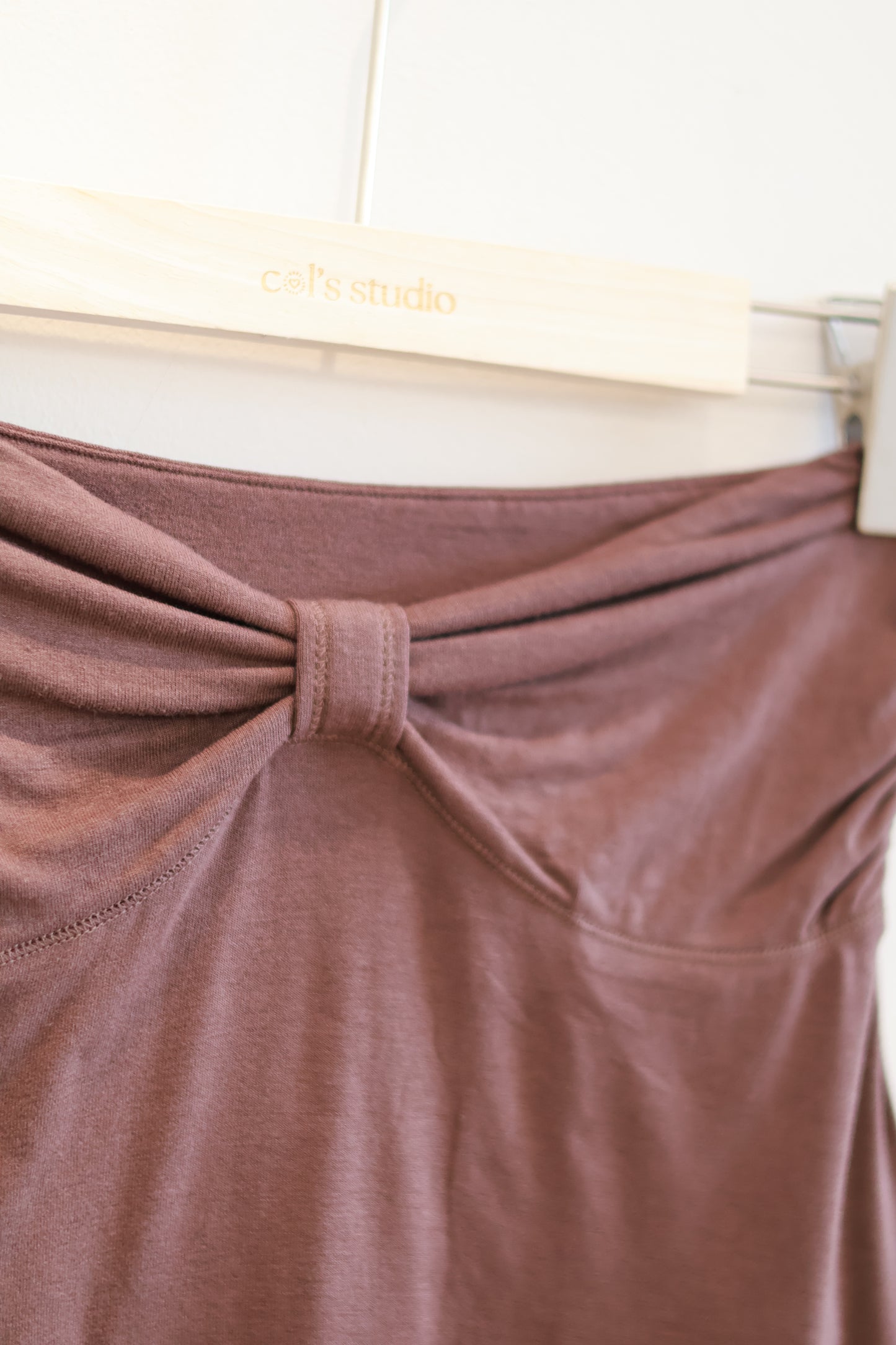 TUBE RIBBON FLOWY TOP