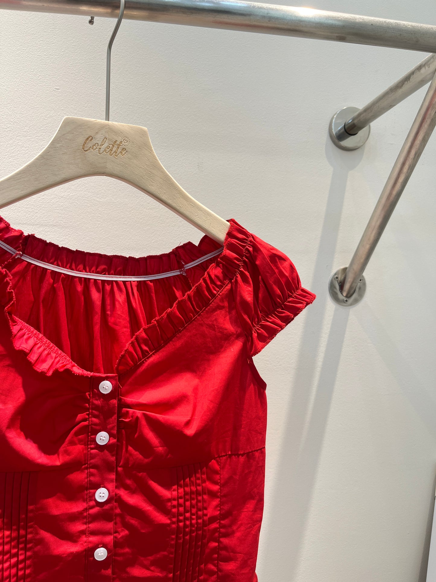 RED BM OFF SHOULDER TOP