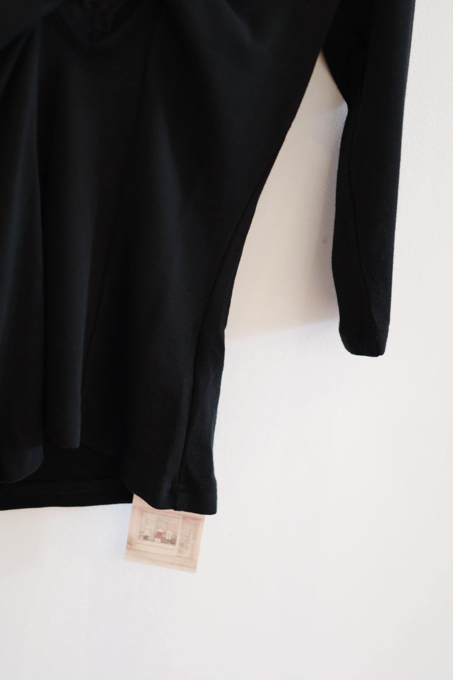 MID SLEEVE KNOT LACE TOP