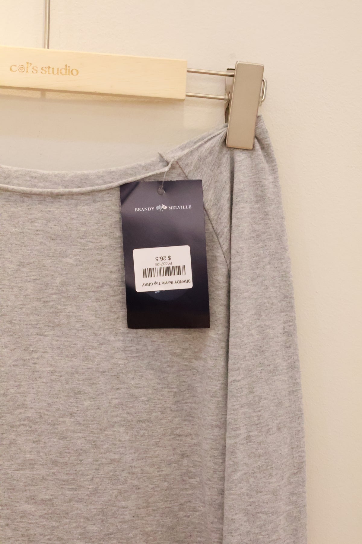 BRANDY MELVILLE Bonnie Top  -GRAY