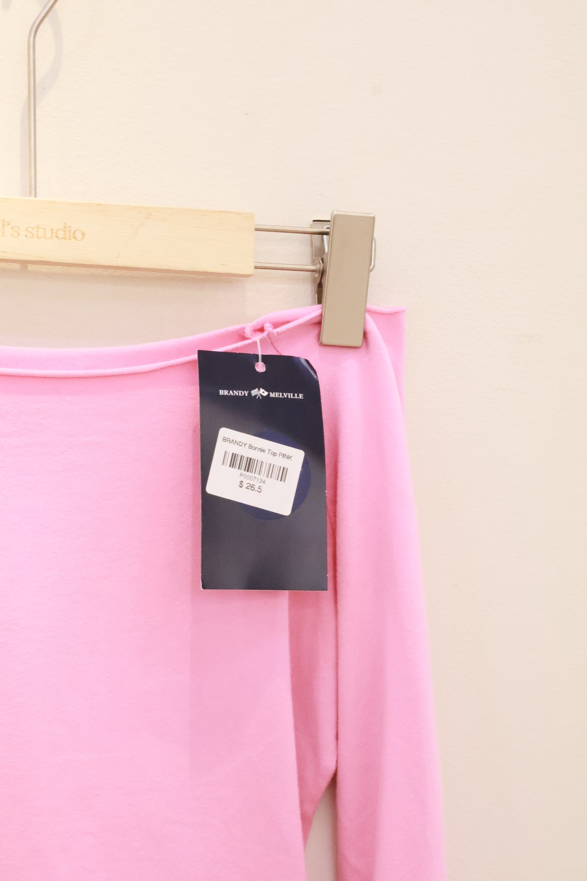 BRANDY MELVILLE Bonnie Top  -PINK