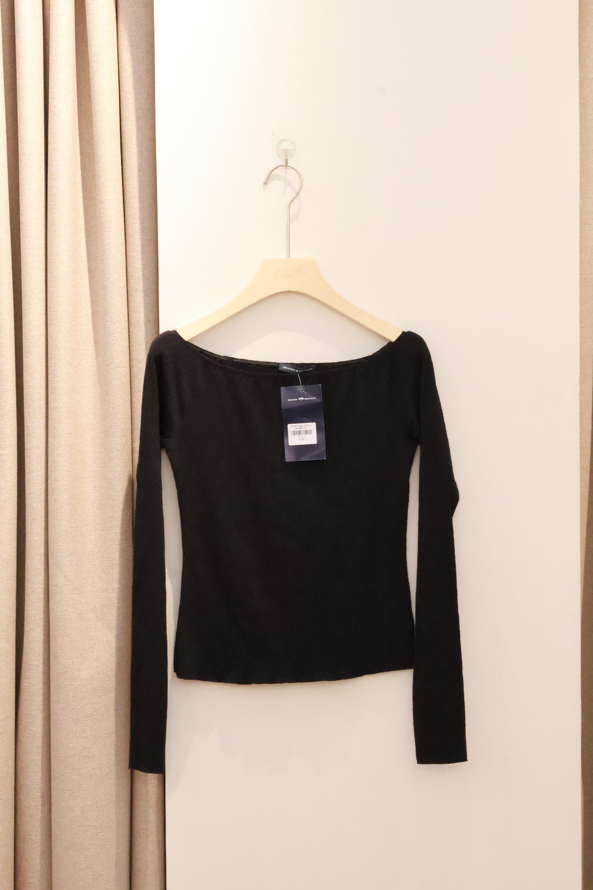 BRANDY Gaia Off The Shoulder Top