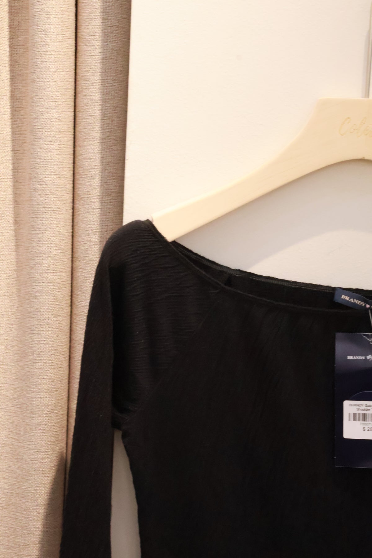 BRANDY Gaia Off The Shoulder Top