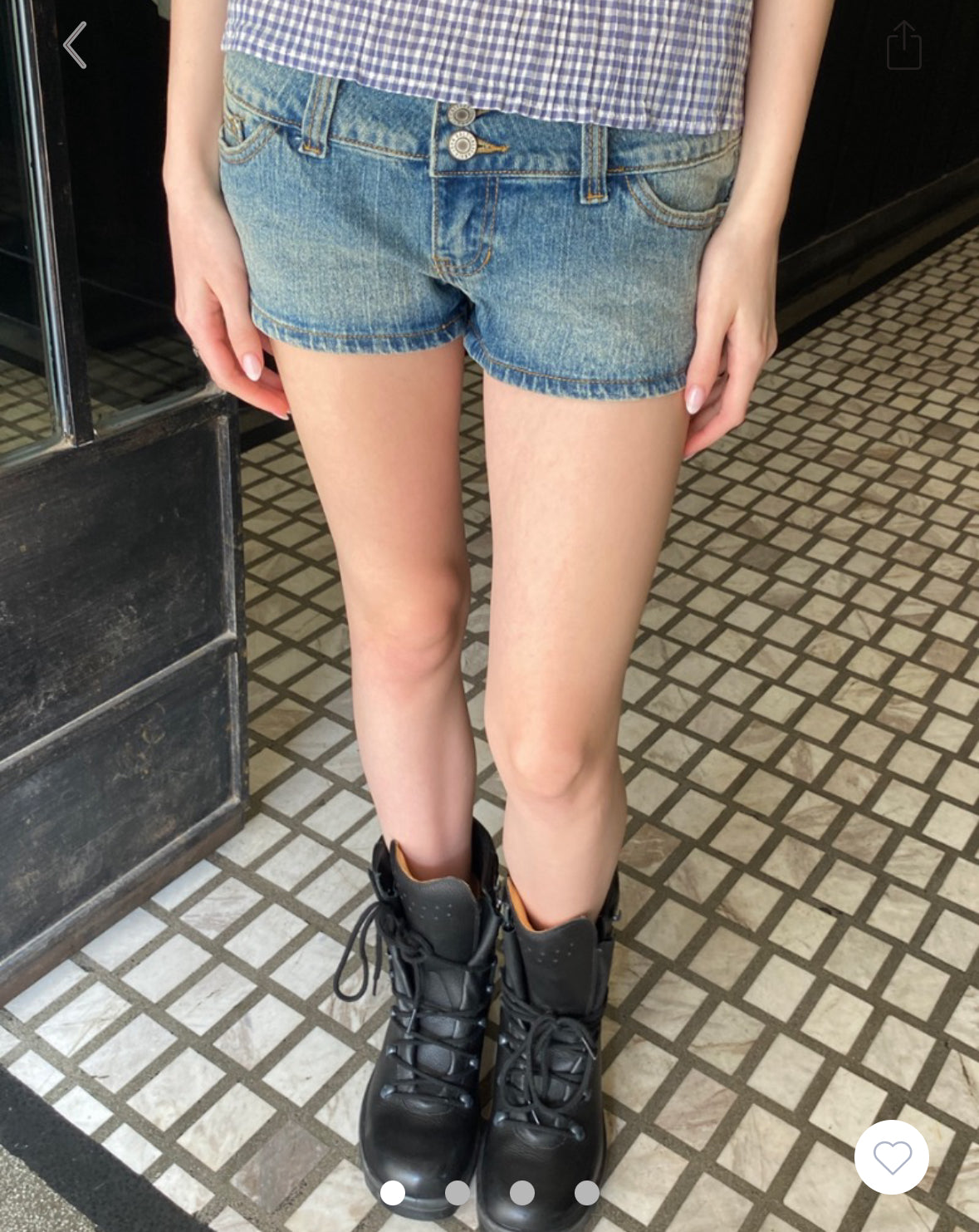 BRANDY Laurel Denim Shorts