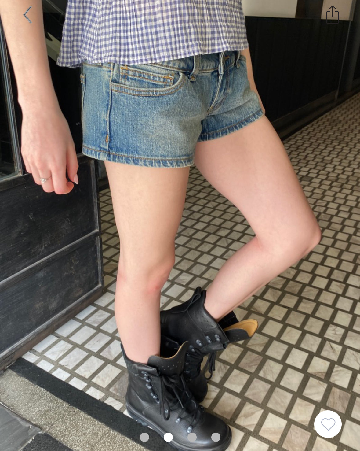 BRANDY Laurel Denim Shorts