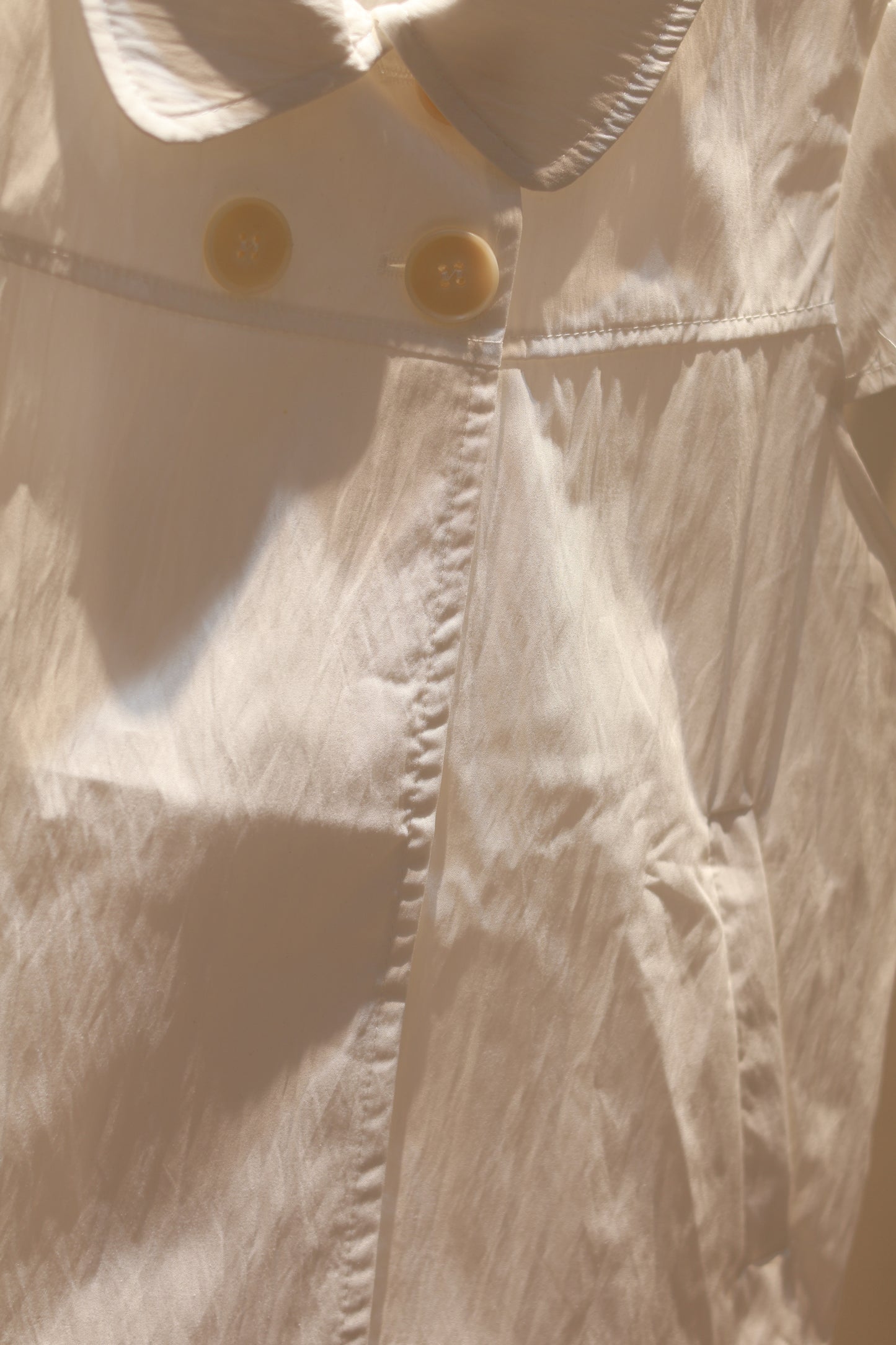 WHITE US SHORT SLEEVE COLLAR