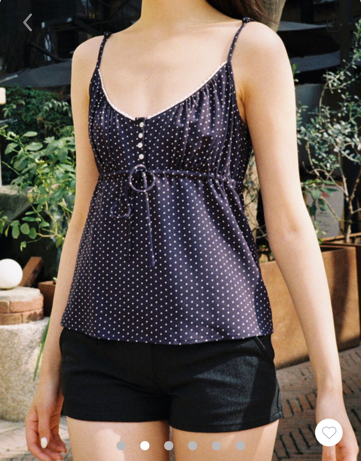 BRANDY Tiffany Polka Dot Tank
