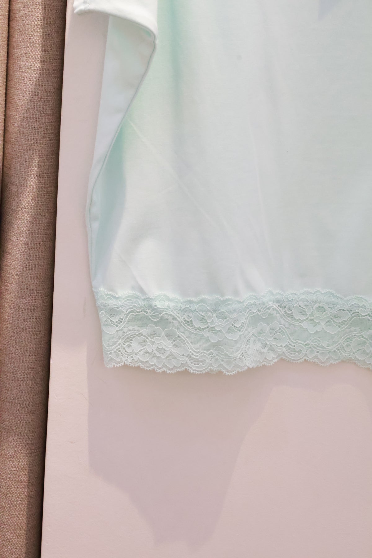 SUBDUED TEAL HALF SHOULDER Neck Top