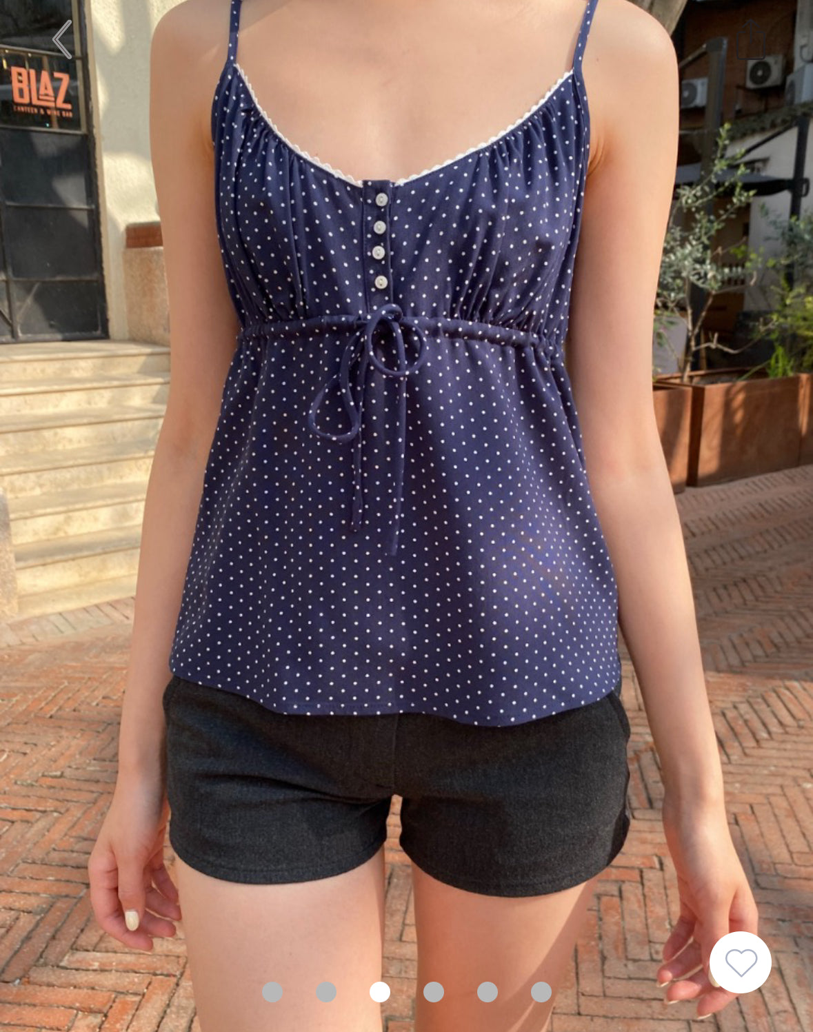 BRANDY Tiffany Polka Dot Tank