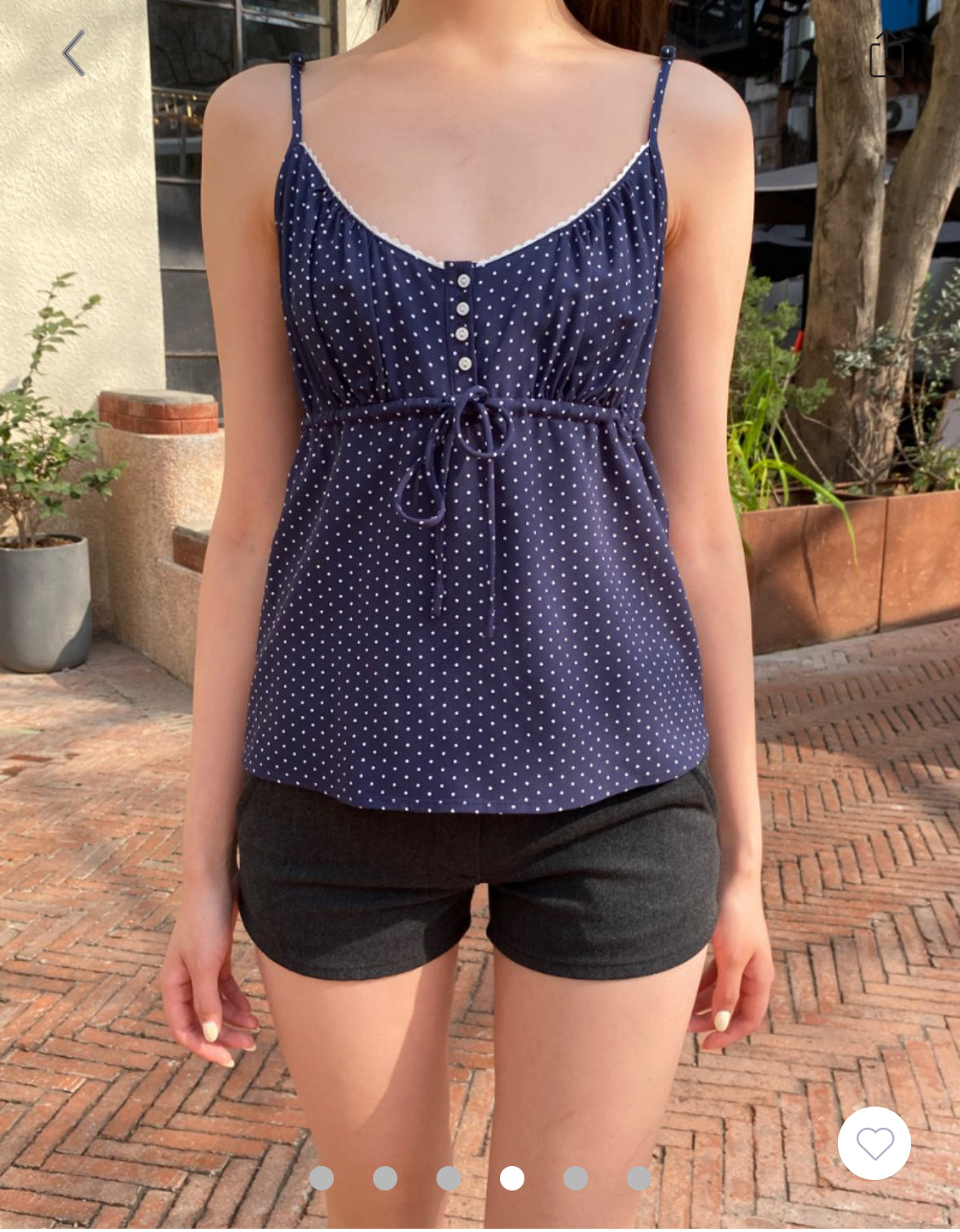 BRANDY Tiffany Polka Dot Tank