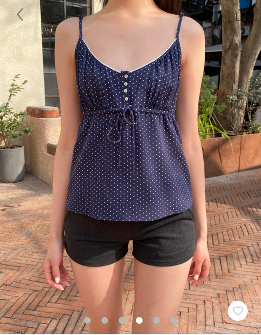 BRANDY Tiffany Polka Dot Tank
