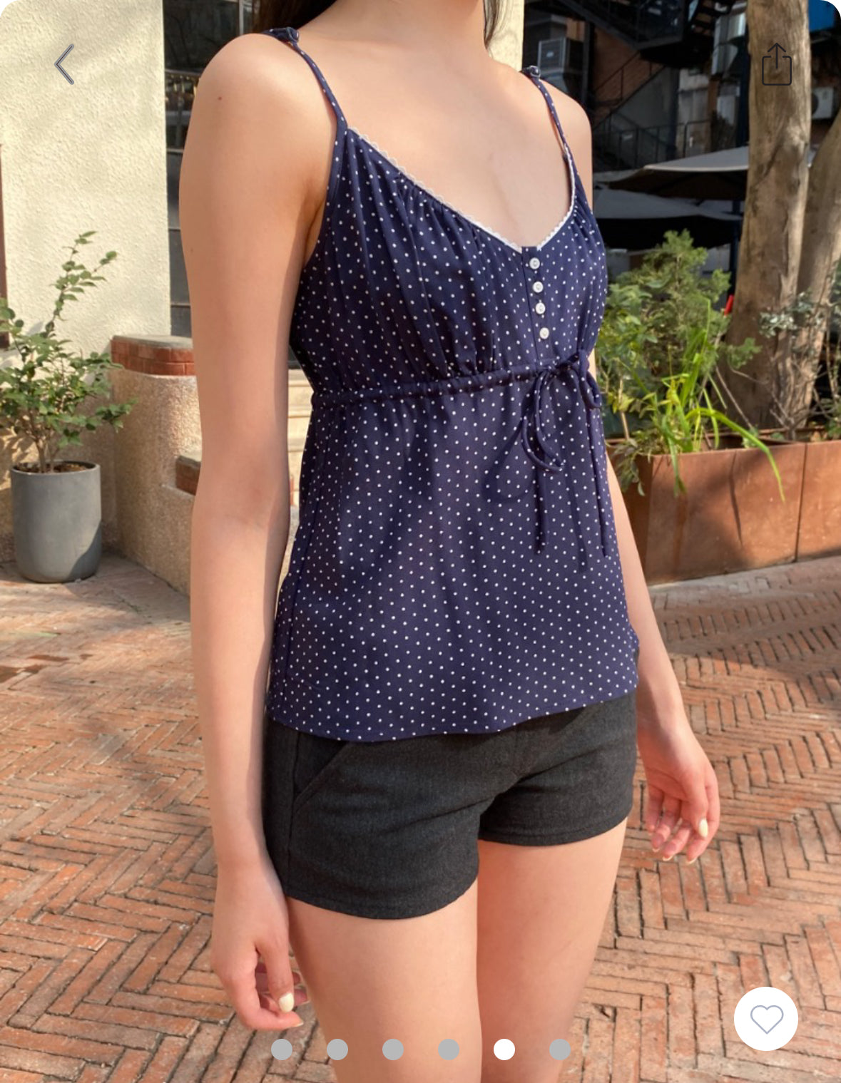 BRANDY Tiffany Polka Dot Tank