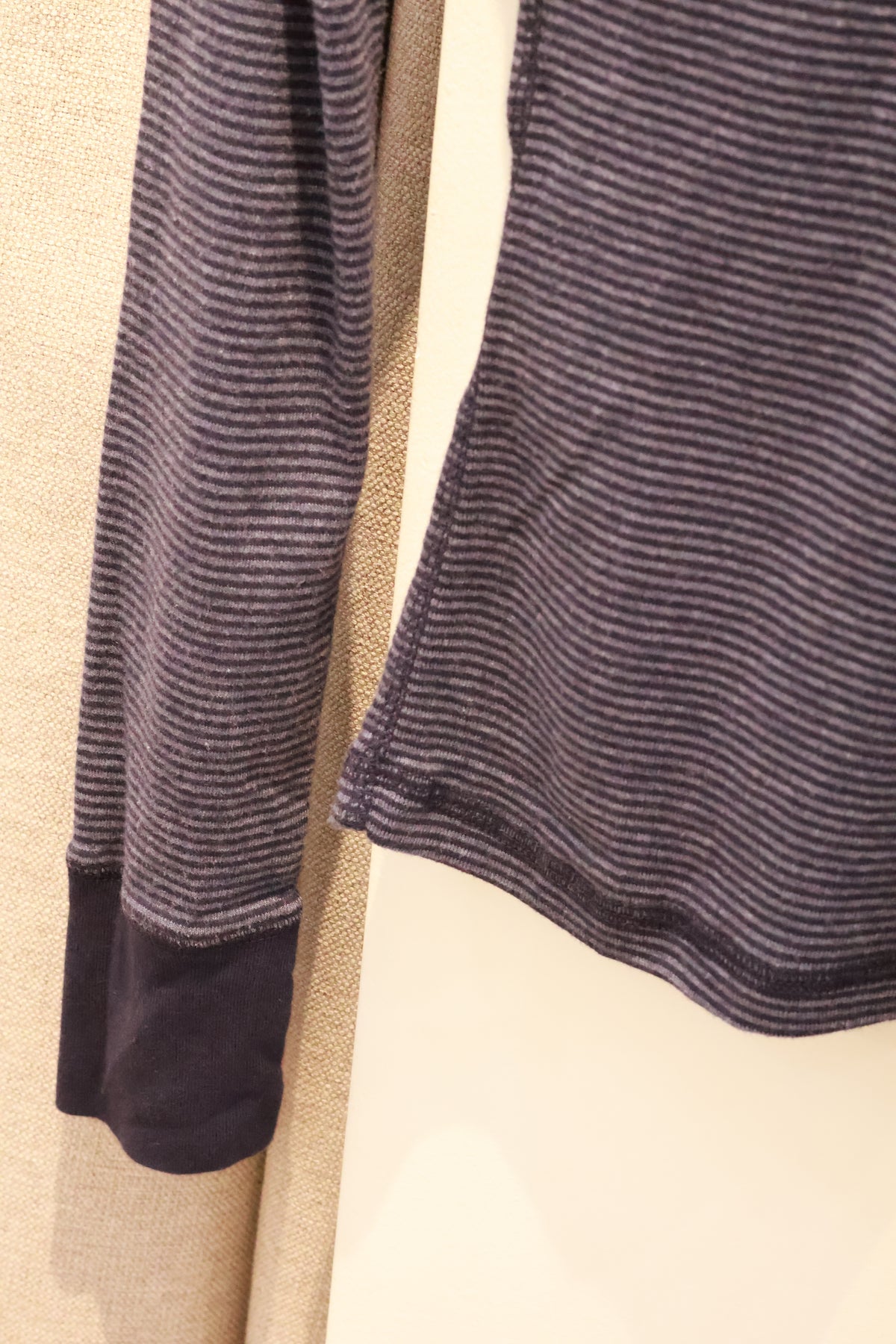 BRANDY Tania V-Neck Top- NAVY