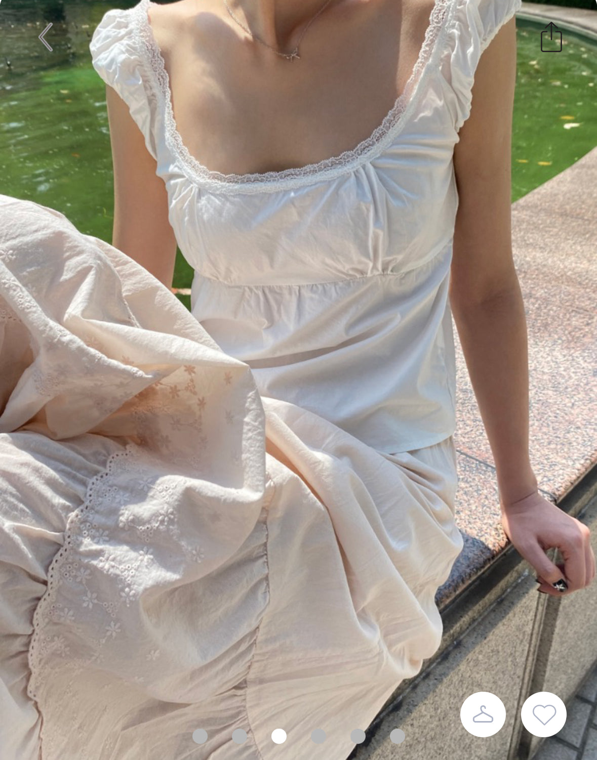 BRANDY Odette Top - White