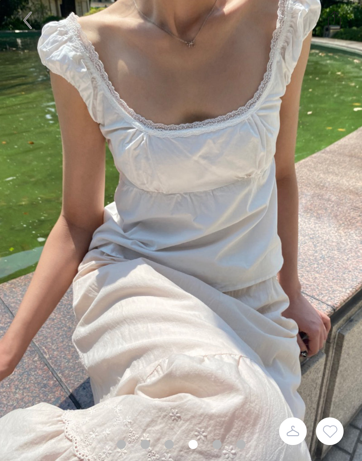 BRANDY Odette Top - White